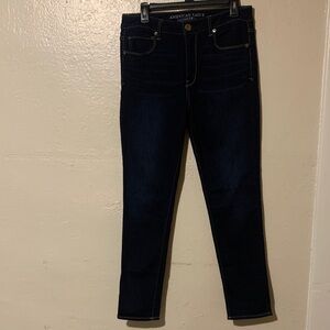 American Eagle Dark Skinny Jeans sz 12